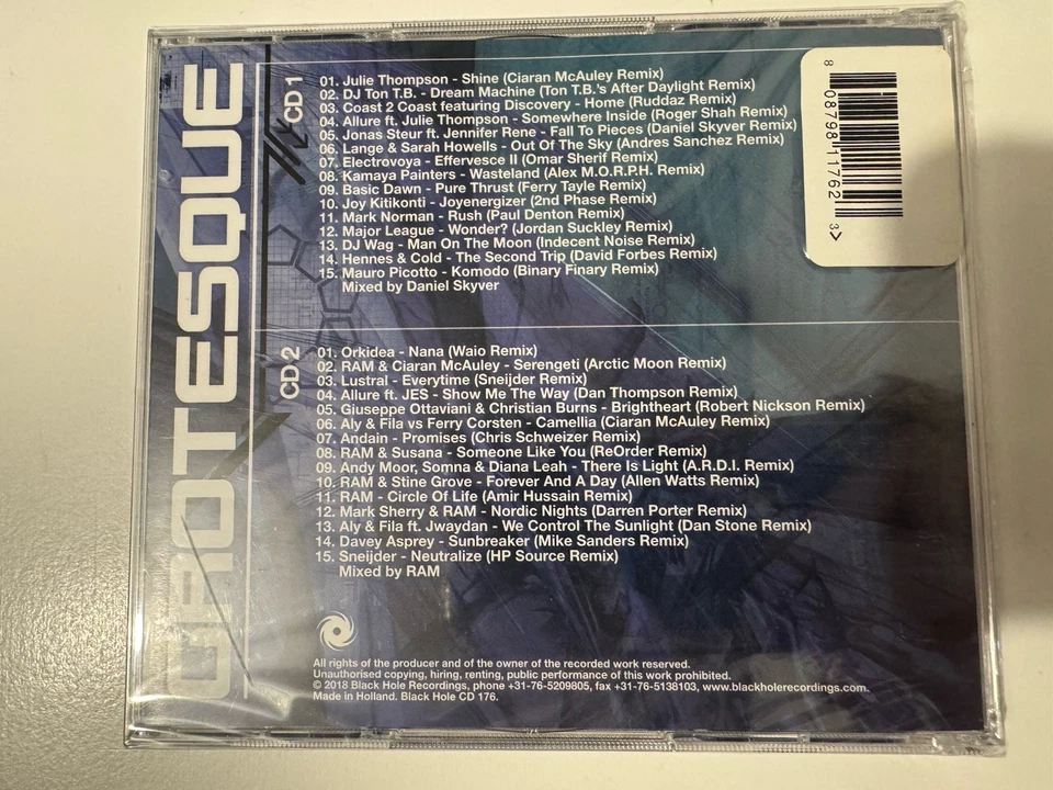 Grotesque Trance CD Album New Sealed Mixed By RAM & Daniel Skyver Dance Tech EDM - Image 2 of 2