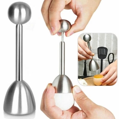 Egg Cracker Topper Eggshell Cutter Opener Shell Remover for Hard Soft Boiled Egg