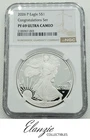 2026-P American Silver Eagle Congratulations Set NGC PF69