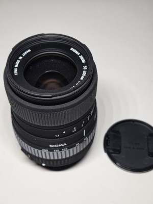 Sigma 55-200mm f/4-5.6 DC Telezoom Objektiv für Canon   guter Zustand