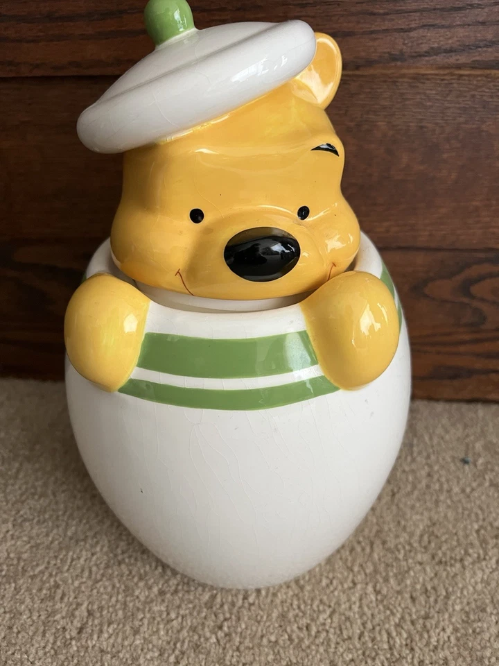 Rare! Set Of 4! Winnie the Pooh Peek A Boo kitchen Canister/Cookie Jars Set - Image 3 of 4