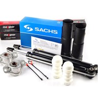 2X Maxgear StoßDäMpfer + Service-Kit + Domlager Hinten FüR Octavia Golf 7 Passat