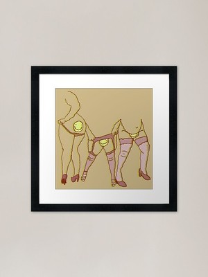 they got legs Framed Art Print Framed Wall Art Poster Canvas Print Picture