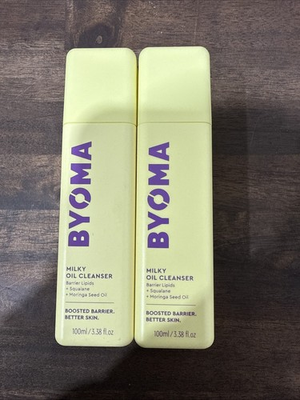 #ad 2 Pack Of BYOMA Milky Oil Face Cleanser 3.38 fl oz Each Expire 3 2027 $19.99