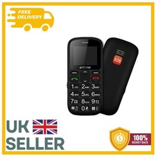 Artfone C1 Black,Big Button Mobile Phone for Elderly, Unlocked Senior Mobile Big