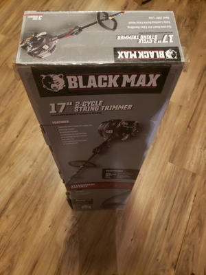 #ad Blackmax 17quot; 2 cycle string trimmer dual line 25cc attachment capable NEW $159.00