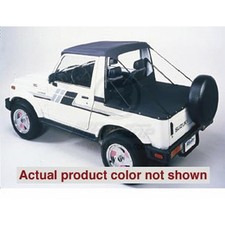 Bestop 52561-15 Brief Soft Top Black Denim Bikini -half For 86-95 Suzuki Samurai