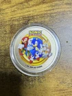 1 Oz .999 Silver Sonic Colorized Coin Doublesided