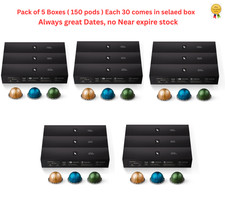 150 Count Nespresso Capsules Vertuo, Variety Pack, Medium and Dark Roast Coffee