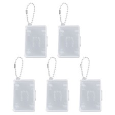 5pcs Game Card Organizers Storage Solution Protective Case Pocket For Travel Use
