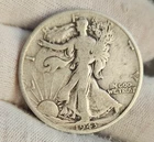 1943-S Liberty Walking Silver Half Dollar San Francisco Mint USA Rare Coin