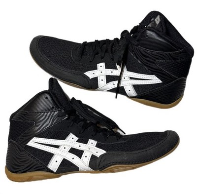 ASICS Matflex 7 Wrestling Shoe Men s 7.5 Black Athletic Shoes Performance Boxing