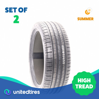 Set of (2) Driven Once 255/40R22 Pirelli P Zero PZ4 J PNCS 103V - 9/32