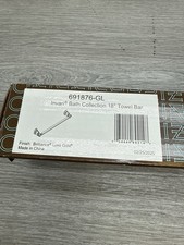 Brizo 691876-GL Invari 18" Towel Bar, Brilliance Luxe Gold