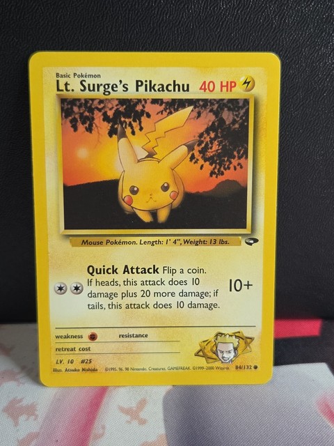 Lt. Surge's Pikachu #84 (Gym Challenge (2000))