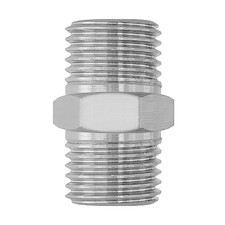 Airbrush Male to Male Nipple Coupling - 1/4" BSP