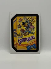 Topps Wacky Packages 2006 Trading Sticker  Gooby Snacks #3
