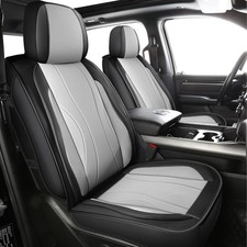 Car Seat Cover Custom Fit for Dodge Ram 1500 2500 3500 Seat Black  Grey 09-24