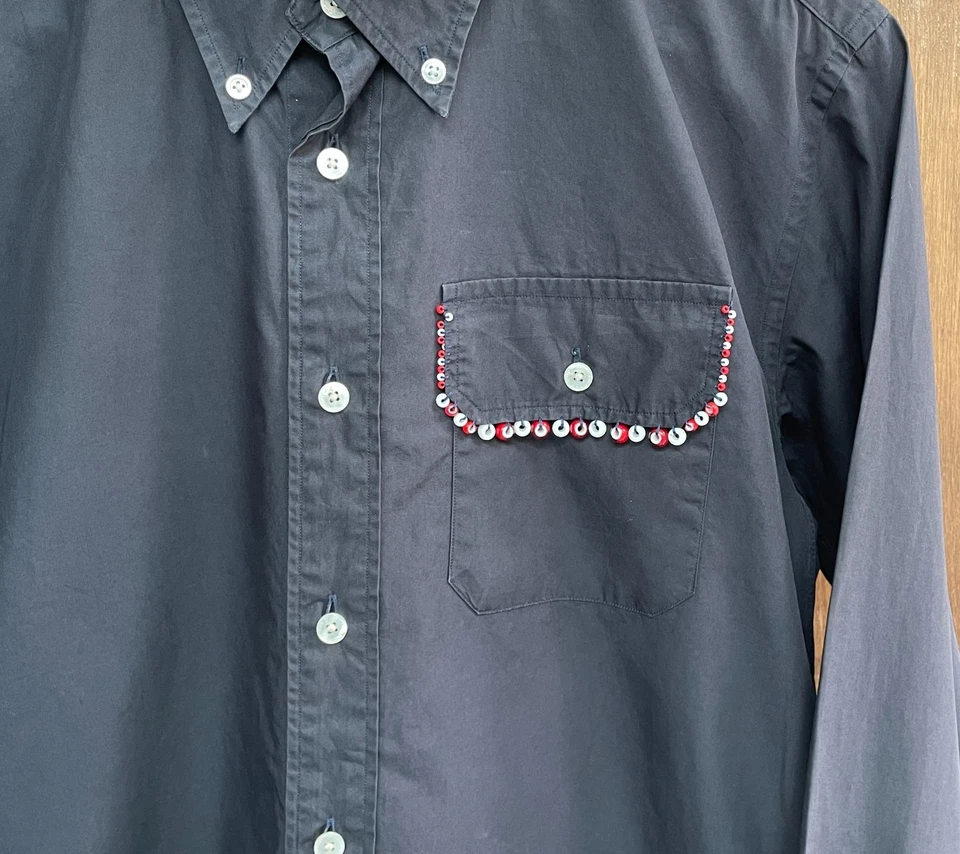 VISVIM F.I.L Cubism Beads Shirt Made in Japan - Image 3 of 4