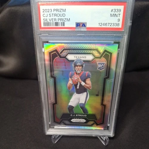 2023 Panini Prizm #339 Cj Stroud Silver Prizm PSA 9