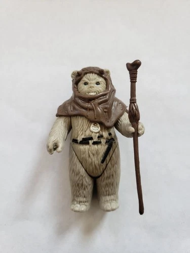 Return of the Jedi Ewok Chief Chirpa Complete with weapon 1983 Vintage Kenner
