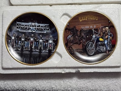 Vintage Miniature Easy Rider Collector Plates (2 in set) Hamilton Collection