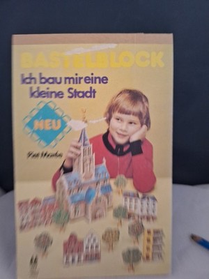 Ich bau mir eine kleine Stadt BASTELBLOCK VINTAGE 1976 S+S Nürnberg.