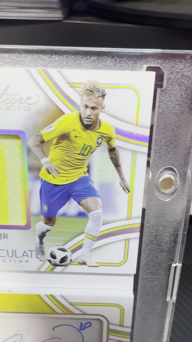 2024-2025 Panini Immaculate Soccer Neymar Jr. Patch Auto Booklet