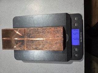 6lbs. 5 Oz. Pure Copper .999 Investment Grade And Blessed!! Beautiful!!!