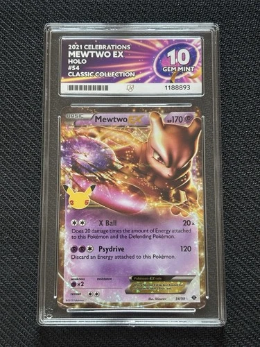 Pokemon - Mewtwo EX 54/99 - Celebrations Classic Collection Holo ENG 2021 Ace 10
