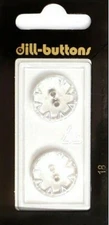 Dill Buttons ~ (0018) - 11/16" - 2 ct