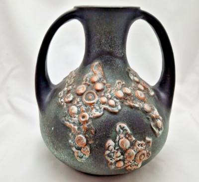 Vase Vintage Keramik Fat Lava 60er retro 70er Germany Walter Gerhards 25cm groß