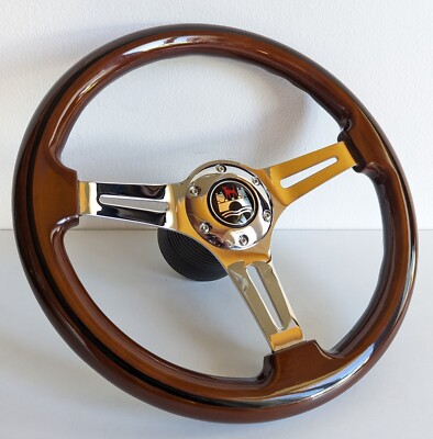 Steering Wheel fits For VW Wood Wolfsburg Golf Corrado Wooden Mk2