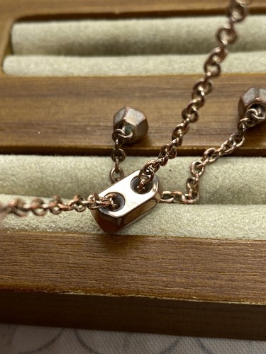 Kendra Scott Cambel Bracelet Suspended Brown Mother of Pearl Rose Gold Tone B - Picture 9 of 10