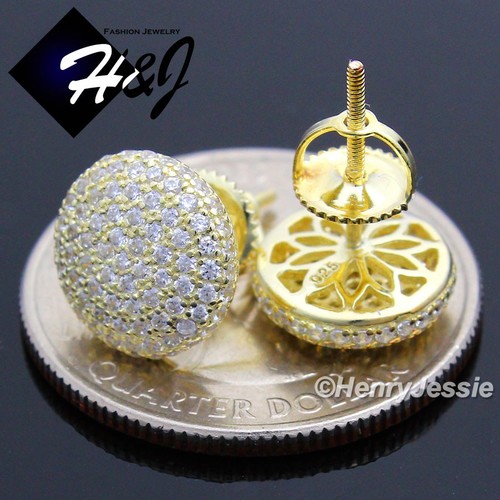 Orecchino Da Uomo In Argento Sterling 925 Con Pietra CZ - Foto 12