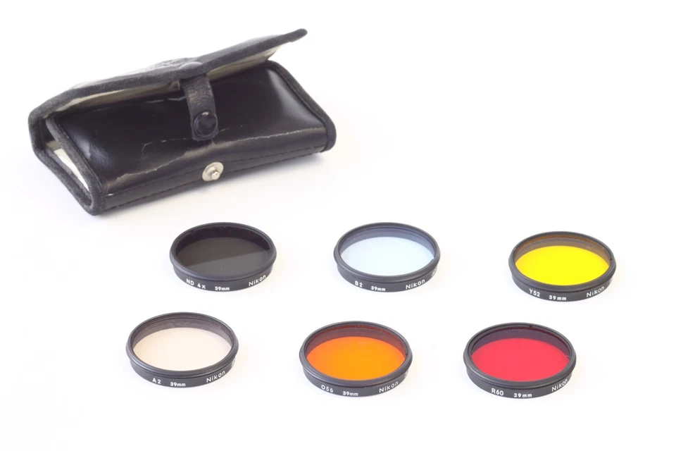 [EXCELLT+++] NIKON CA-2 Filter Kit Original Cace w/ 6 Filters 0f 39mm  #041305 - Image 2 of 3