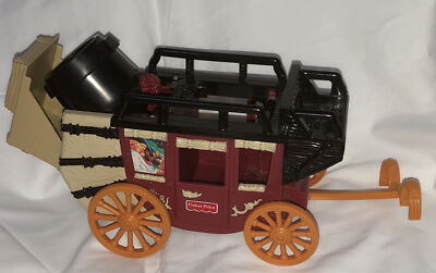 Imaginext Fisher Price Great Adventures WILD WEST CANNONBALL COACH