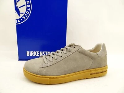 Birkenstock BEND Sneaker Low Halbschuhe Whale Gray Leder Grau Damen schuhe Gr.39