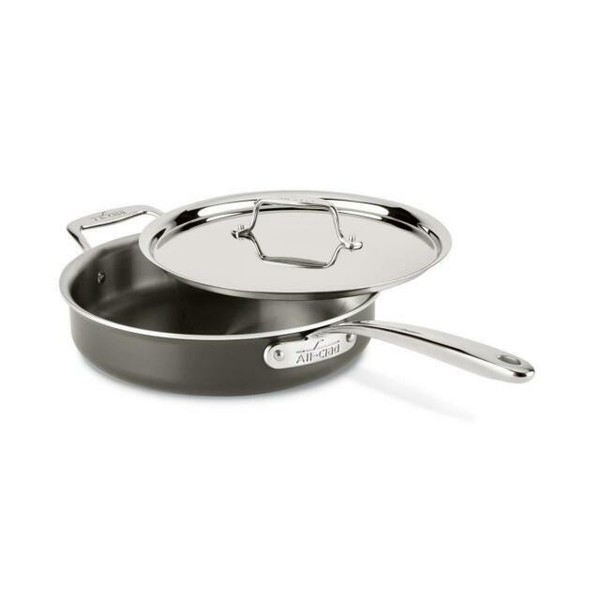 AllClad LTD HardAnodized Stainless Steel 3 Qt Saute Pan Black for sale online eBay