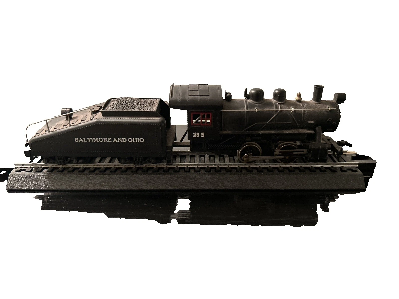 Modelo de plástico negro Mantua trenes