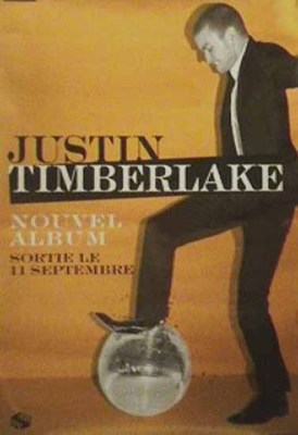 RIESEN Poster JUSTIN TIMBERLAKE - Kicking Mirrorball XF019