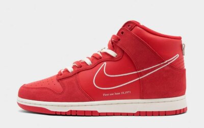 New Nike Dunk High University Red Sail DH0960-600 Men's SZ 9