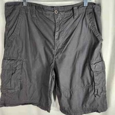 Airwalk Grey Lightweight Cotton Cargo Shorts ...