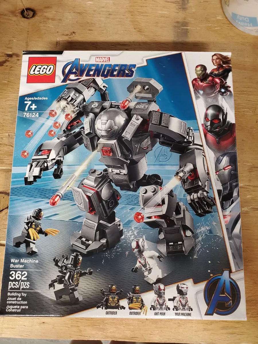 New Sealed Lego Marvel Avengers 76124 War Machine Buster