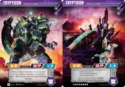 trypticon hasbro transformers tcg