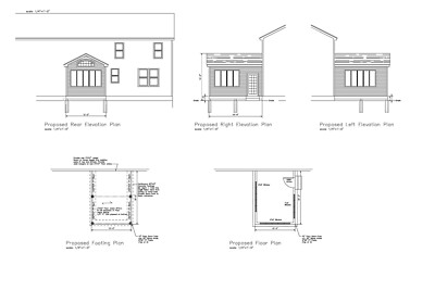 16X12 SUNROOM ARCHITECTURAL PLANS 3 SEASON ROOM ADDITION PLANS 16X12 GABLE ROOF