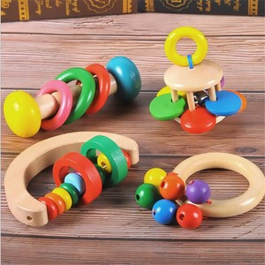 wooden bell rattle