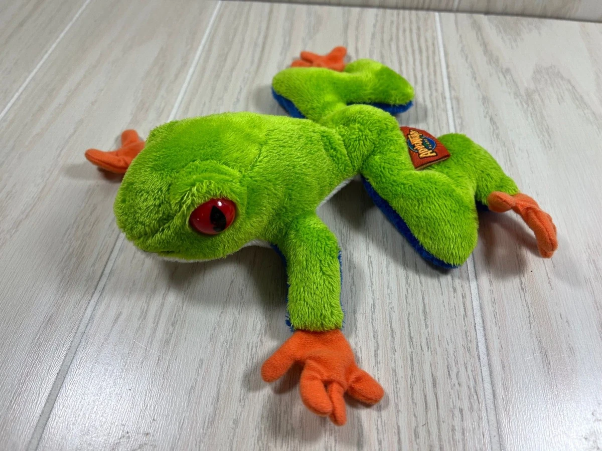 Adventure Planet small 7 plush tree frog green beanbag stuffed animal