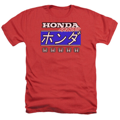 HONDA KANJI RACING Licensed Adult Men's Heather Tee Shirt SM-3XL