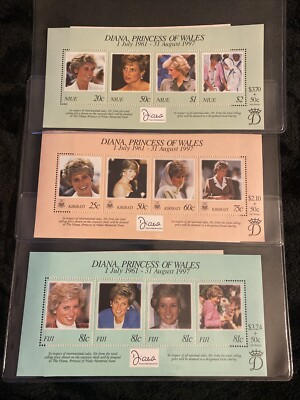 Princess Diana Stamps New 23